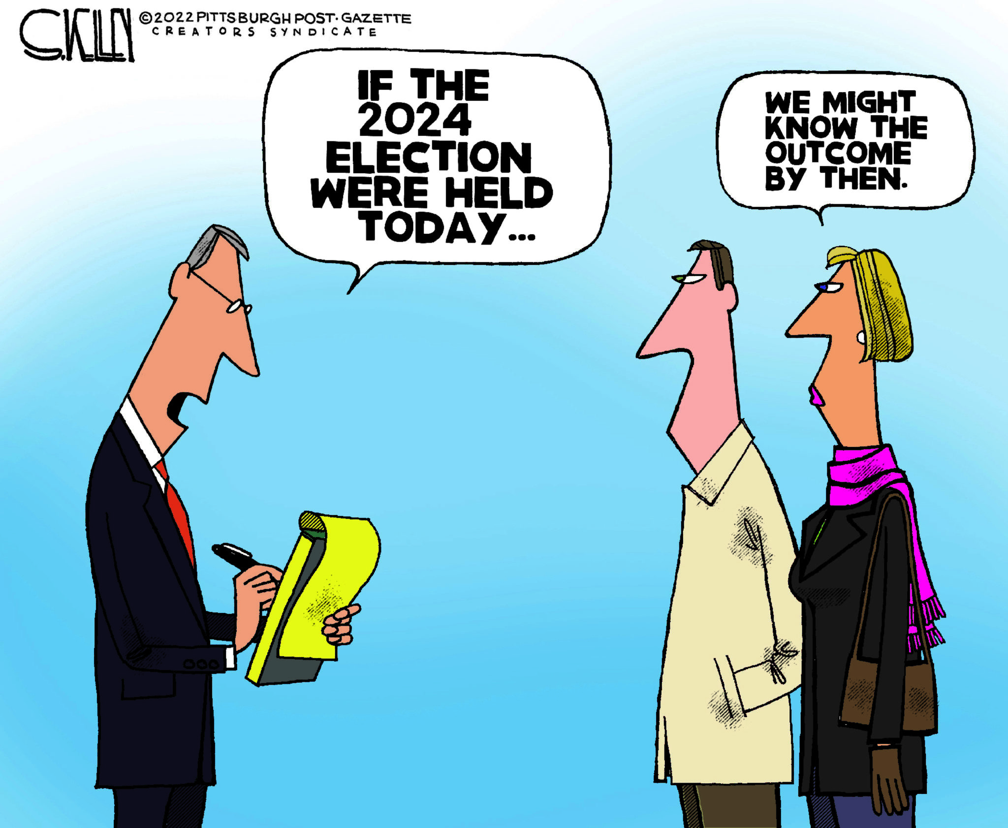 If 2024 Election was Held Today… Cartoons For Us
